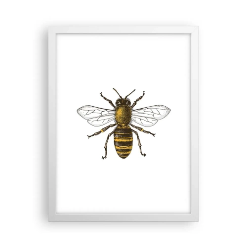 Plakat w białej ramie - Piękna i dobra - 30x40 cm