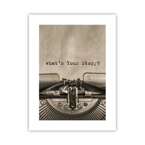 Plakat - Opowiedz mi - 30x40 cm