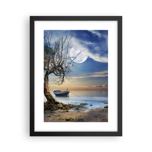 Plakat w czarnej ramie - To koniec czy początek? - 30x40 cm
