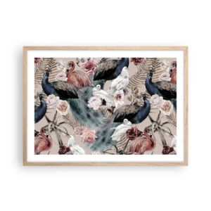 Plakat w ramie jasny dąb - W pałacowym ogrodzie - 70x50 cm