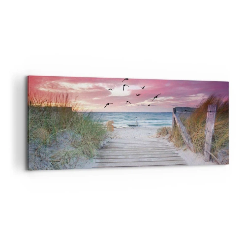 Obraz na płótnie - Bałtycka impresja - 100x40 cm