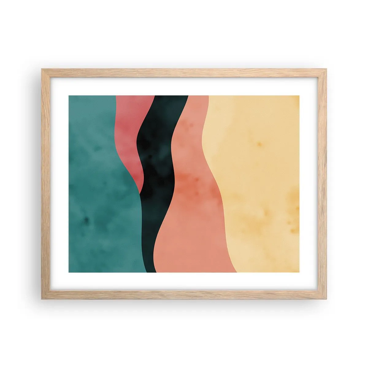 Plakat w ramie jasny dąb - Zgodna niezgodność - 50x40 cm