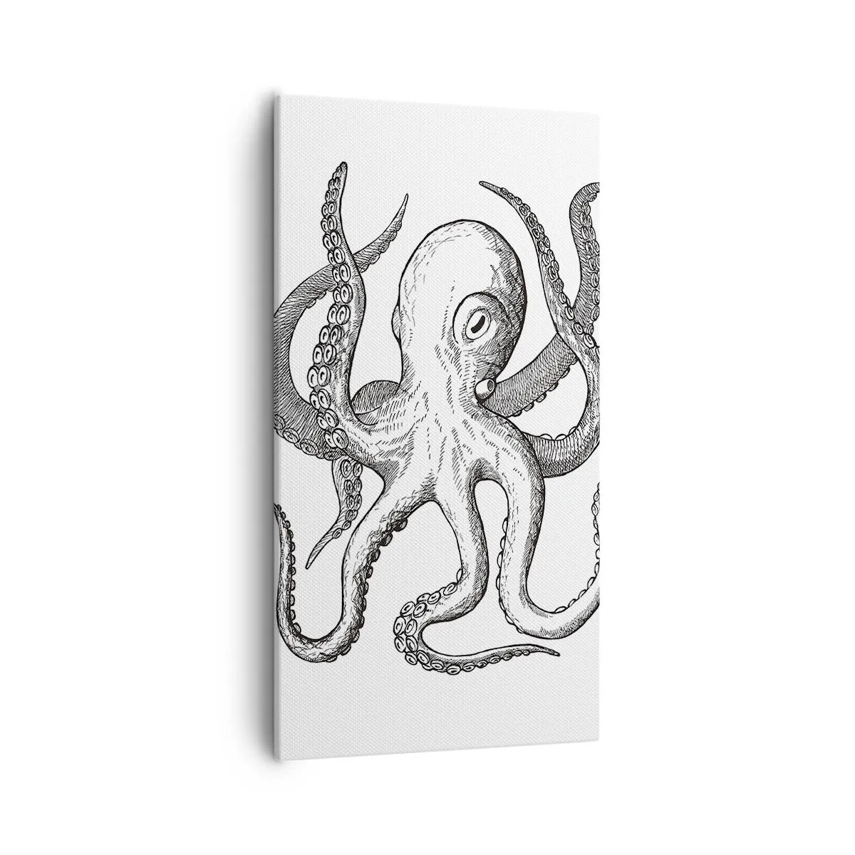 Obraz na płótnie - Tańcząca z falami - 55x100 cm