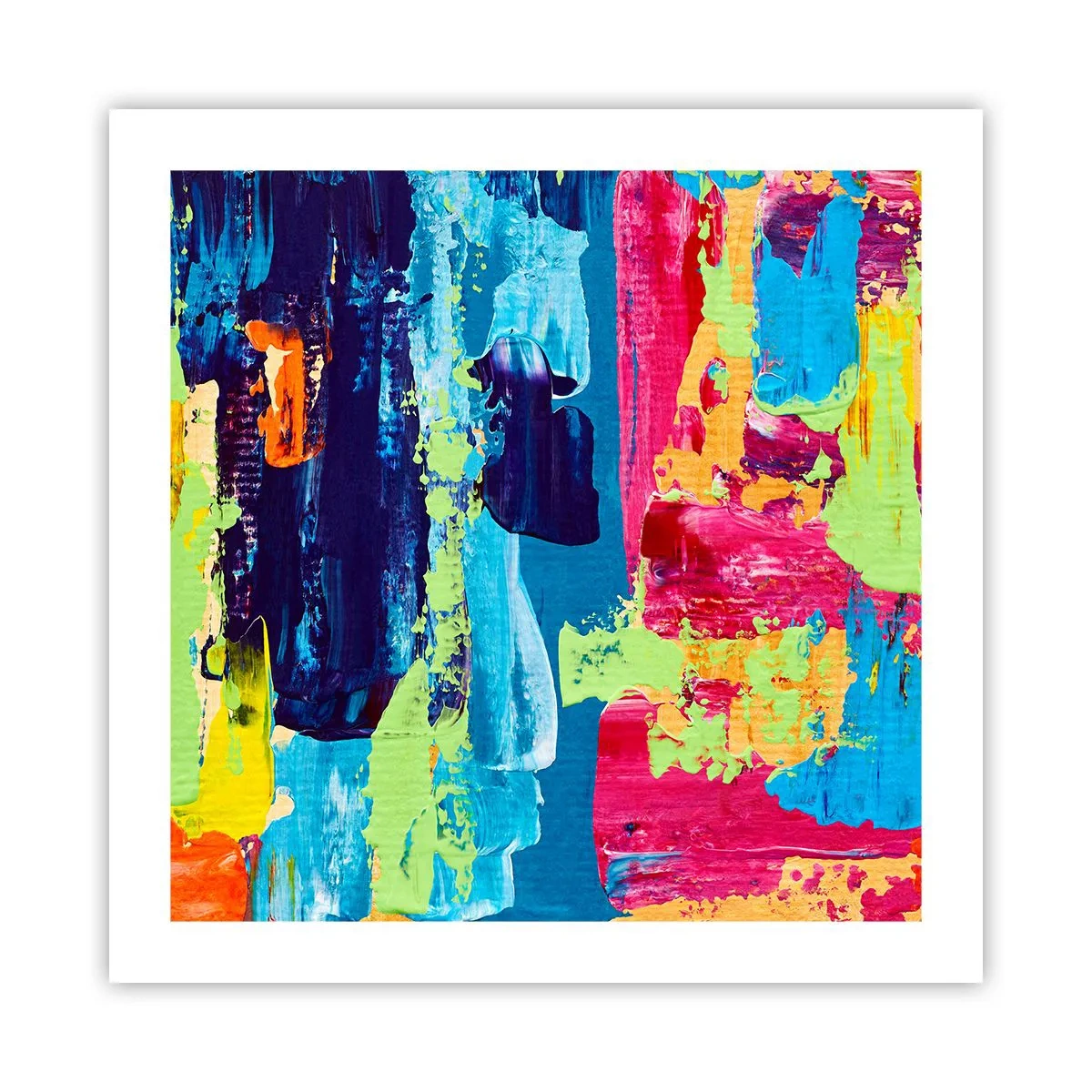 Plakat - Życie jest piękne! - 50x50 cm