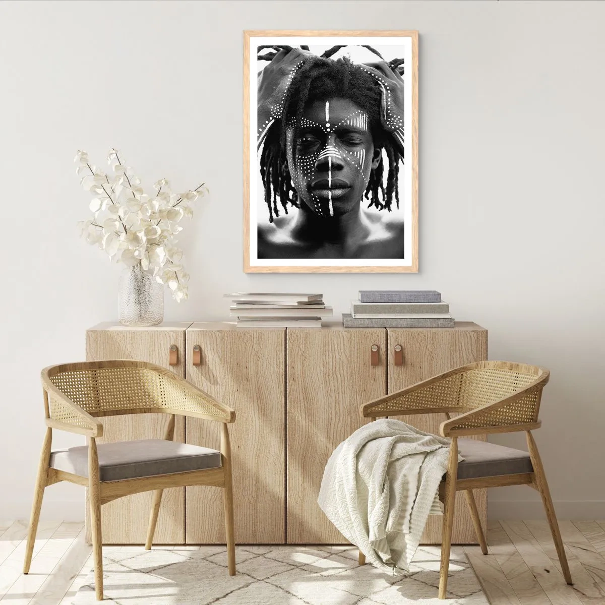 Plakat w ramie jasny dąb - Gdzie jesteś? - 70x100 cm