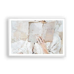 Plakat w białej ramie - W innym świecie - 91x61 cm