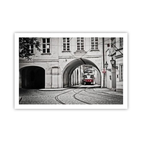 Plakat - Przez miejski labirynt - 91x61 cm