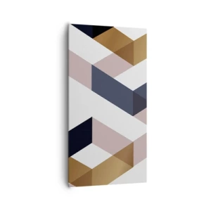 Obraz na płótnie - Płaszczyzny i kąty - 65x120 cm