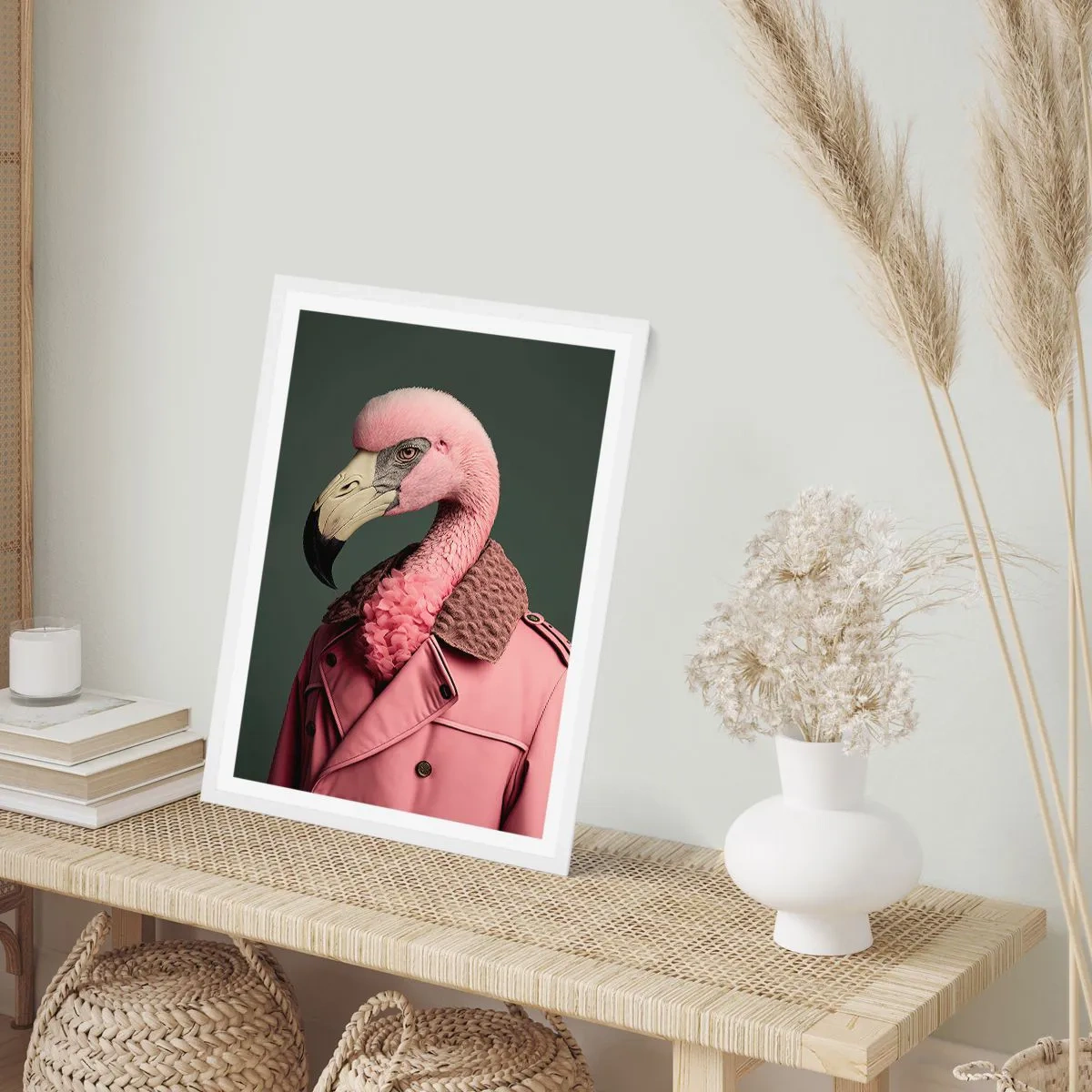 Plakat w białej ramie - Prawdziwy elegant - 40x50 cm