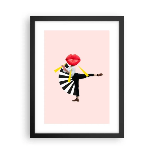 Plakat w czarnej ramie - Surrealistyczny pop-art - 30x40 cm
