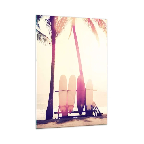 Obraz na szkle - To będzie wspaniały dzień - 50x70cm - To będzie wspaniały dzień - Nowoczesna dekoracja ścienna do salonu, kuchni i sypialni ARTTOR