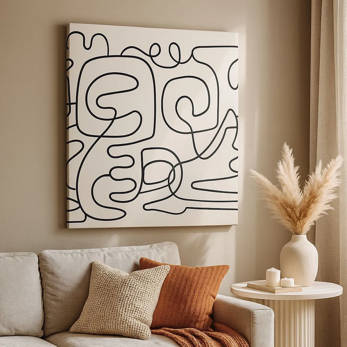 Obraz na płótnie - Po śladzie - 30x30 cm