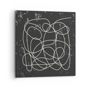Obraz na płótnie - Błądzenie myśli - 70x70 cm