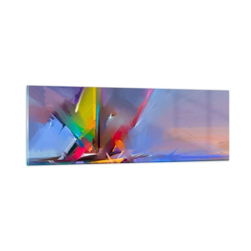 Obraz na szkle - Śmigła jak ptak - 90x30 cm