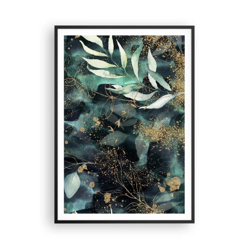 Plakat w czarnej ramie - Zaczarowany ogród - 70x100 cm