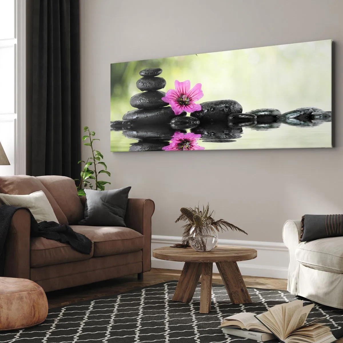Obraz na płótnie - Czas dla duszy - 100x40 cm