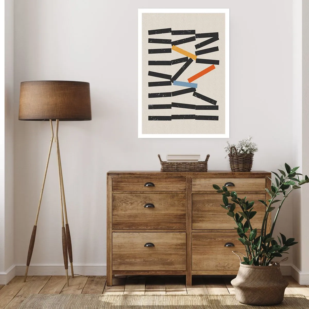 Plakat - Domino – kompozycja - 61x91 cm