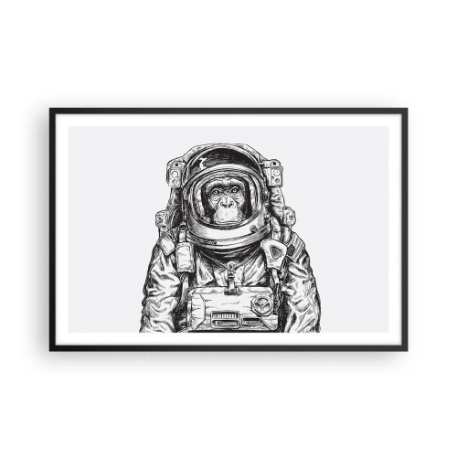 Plakat w czarnej ramie - Alternatywna ewolucja - 91x61 cm