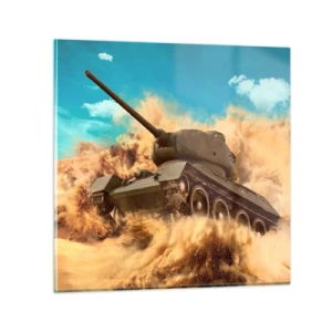 Obraz na szkle - Nie do pokonania - 60x60 cm