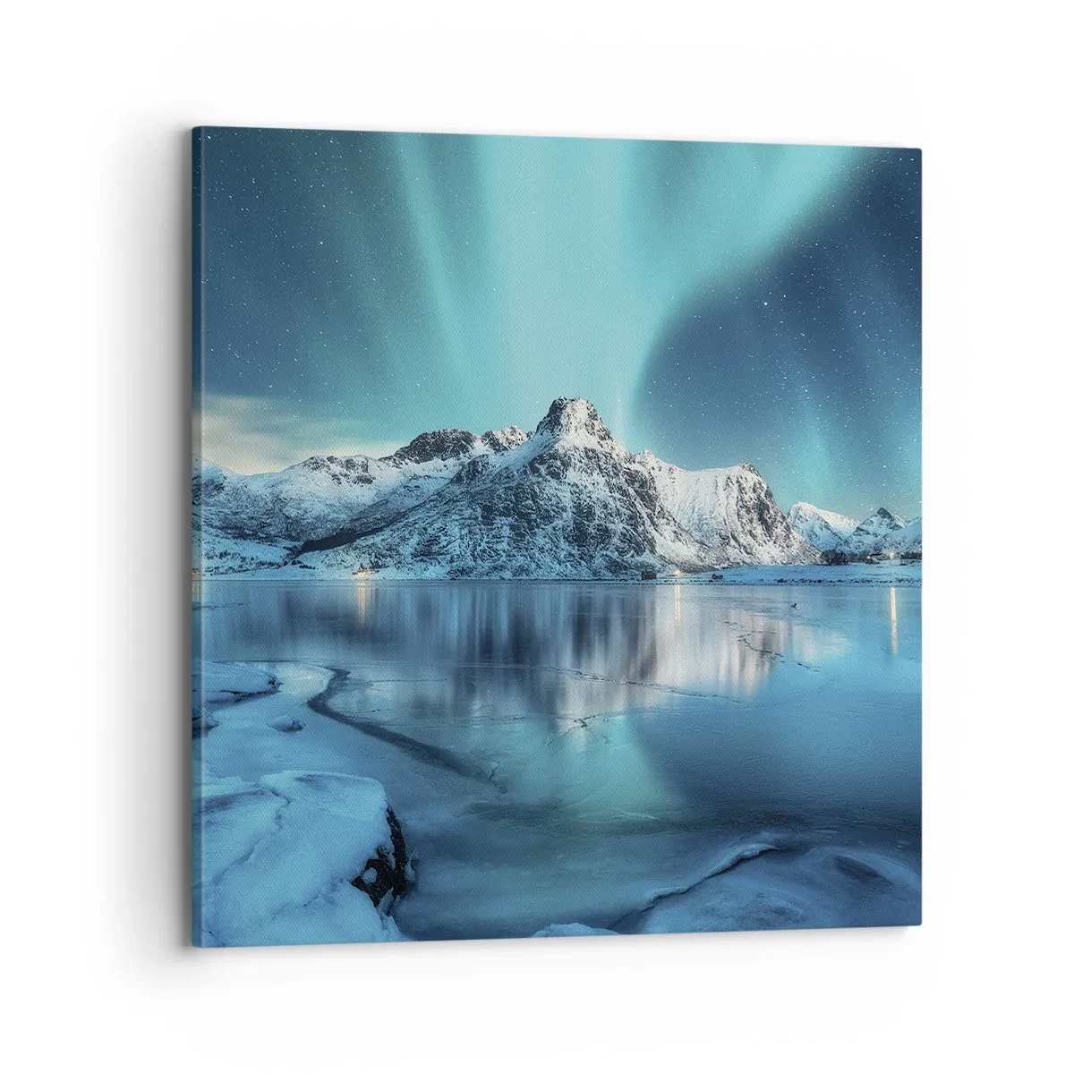 Obraz na płótnie - Noc światła - 70x70 cm