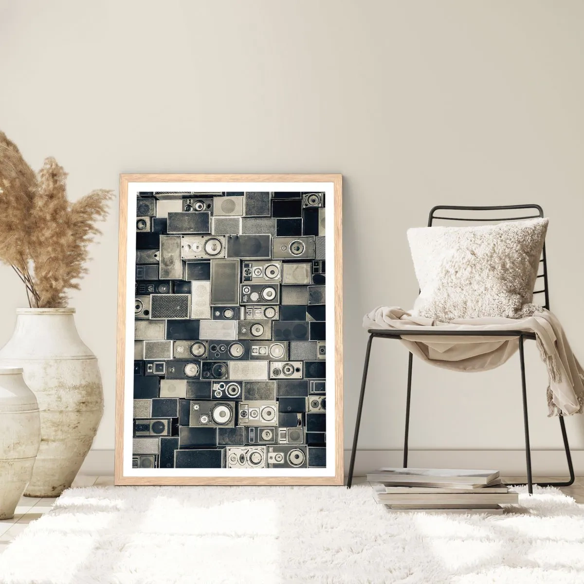 Plakat w ramie jasny dąb - I wszystko gra - 30x40 cm