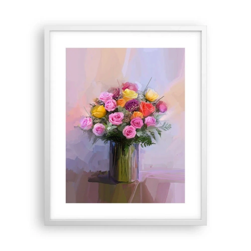 Plakat w białej ramie - Zatrzymane piękno - 40x50 cm