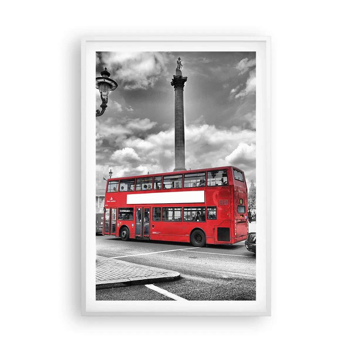 Plakat w białej ramie - Prawdziwy krwioobieg miasta - 61x91 cm