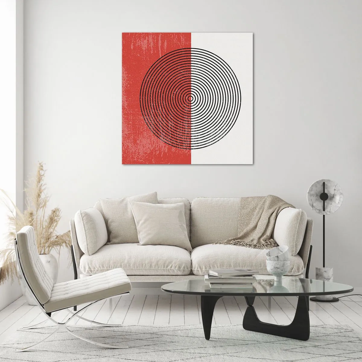 Obraz na szkle - W samo sedno - 60x60 cm