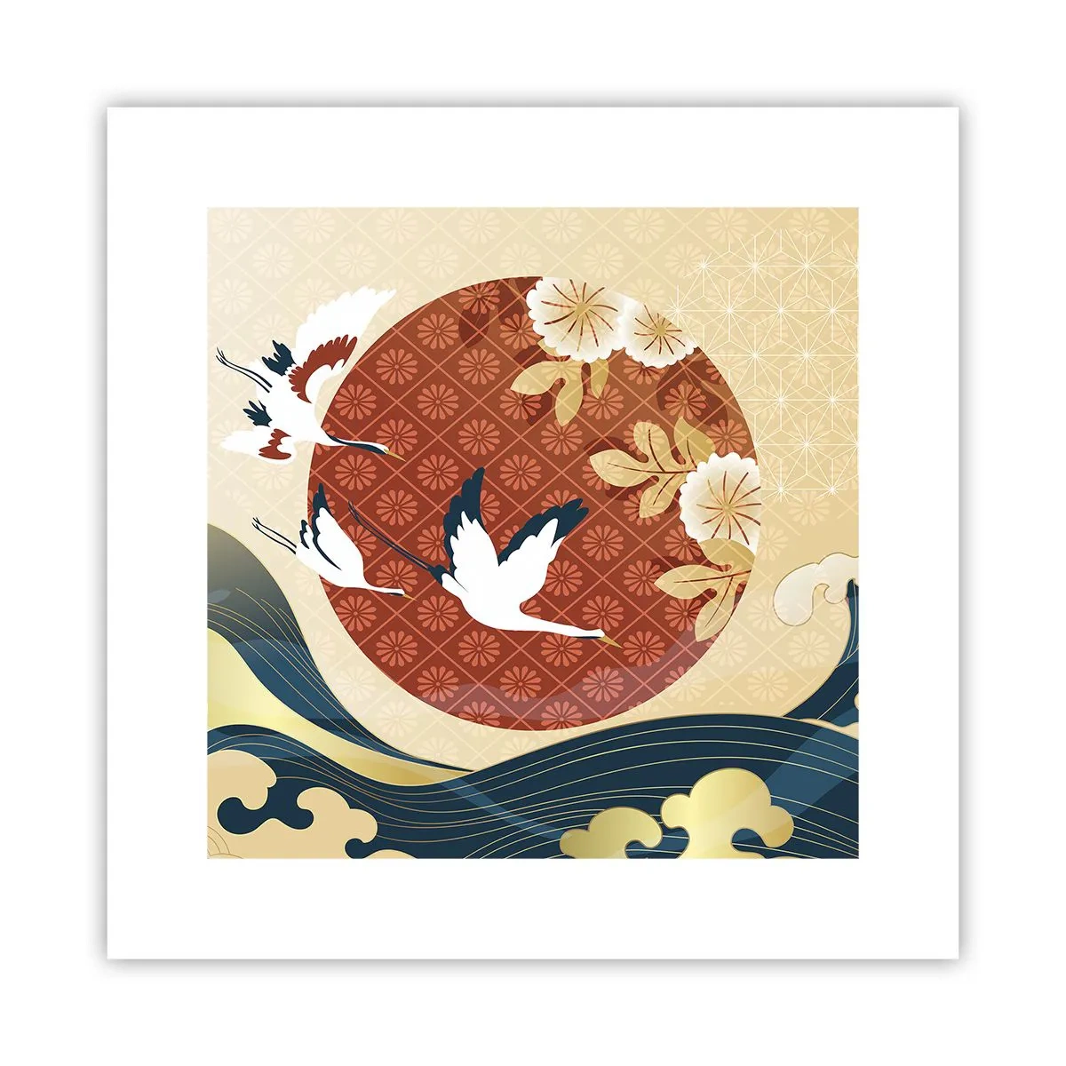 Plakat - Japońska baśń - 30x30 cm