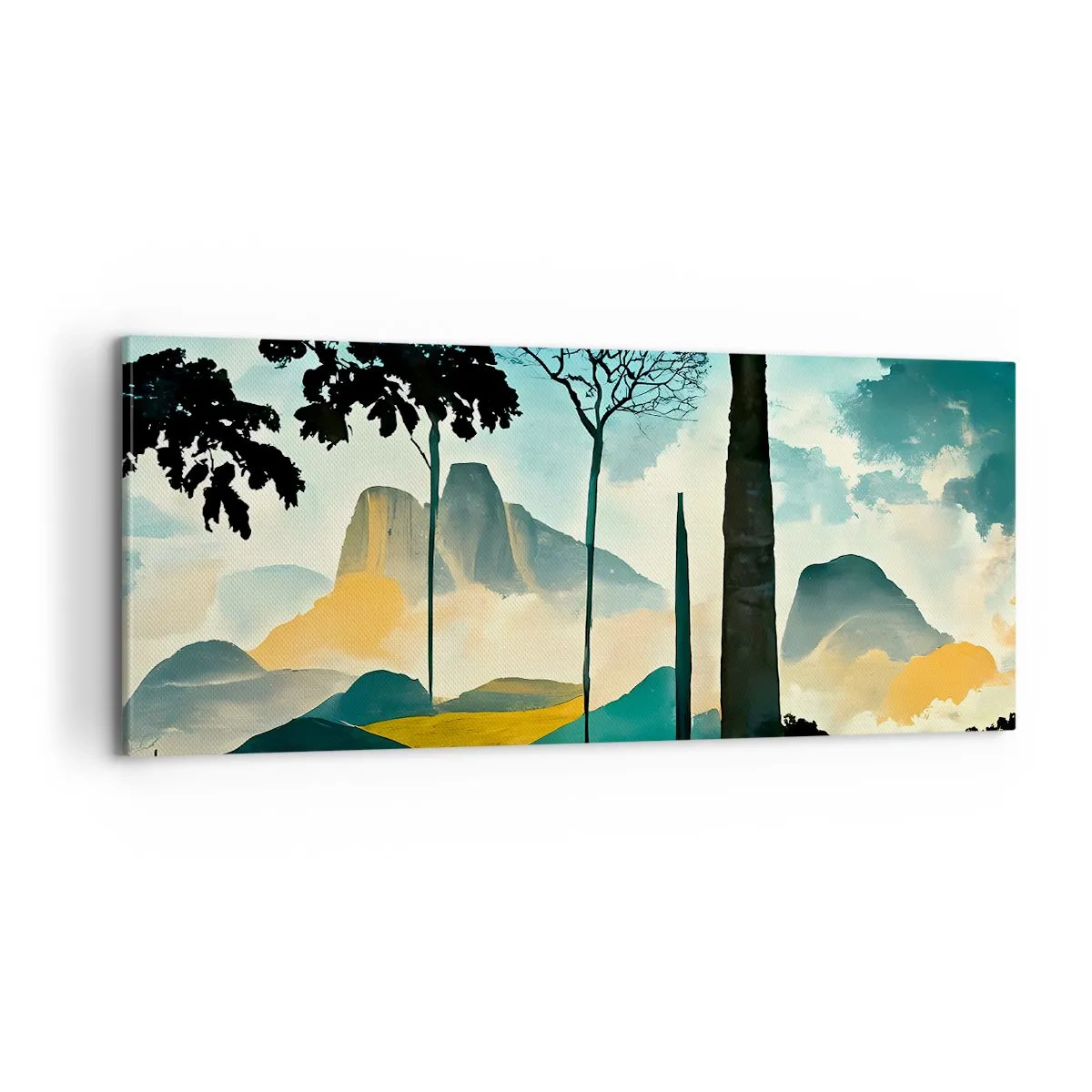 Obraz na płótnie - Wciąż wyżej i wyżej - 100x40 cm