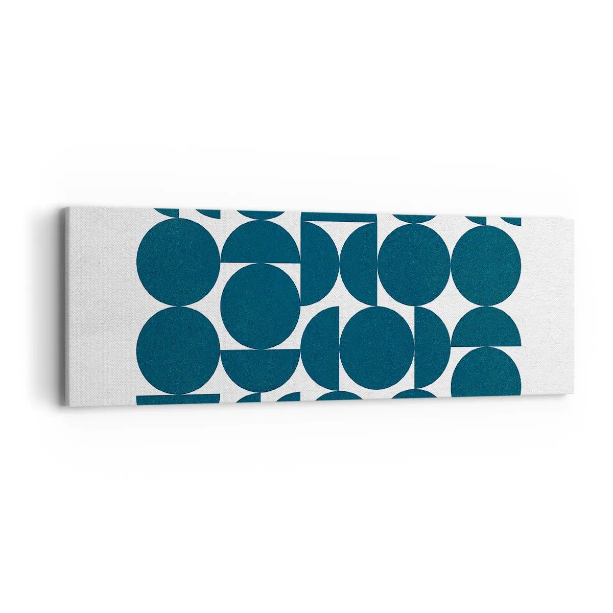 Obraz na płótnie - Koła i półkola - 90x30 cm