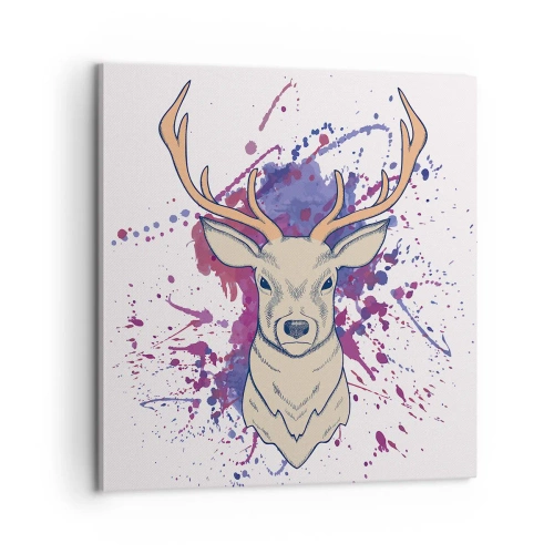 Obraz na płótnie - Odwaga i równowaga - 60x60 cm