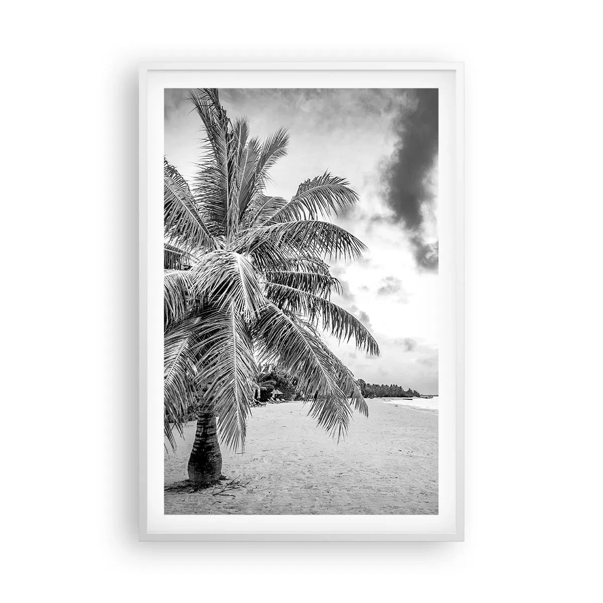 Plakat w białej ramie - Gdy tęsknisz do samotności… - 61x91 cm