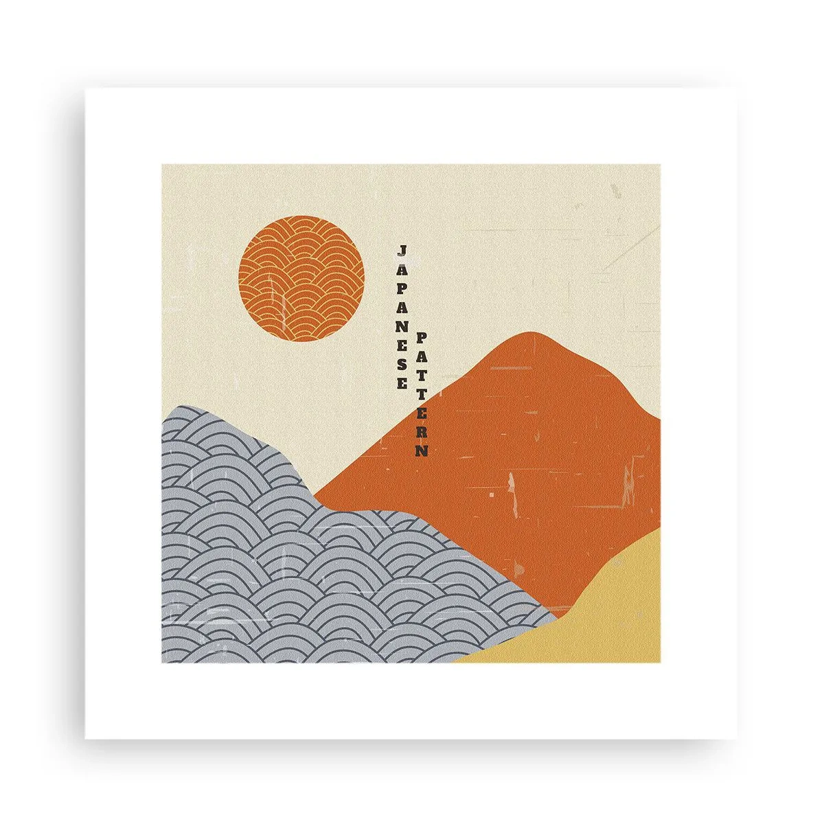 Plakat - W japońskim duchu - 30x30 cm