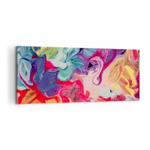 Obraz na płótnie - Narodziny barw - 100x40 cm