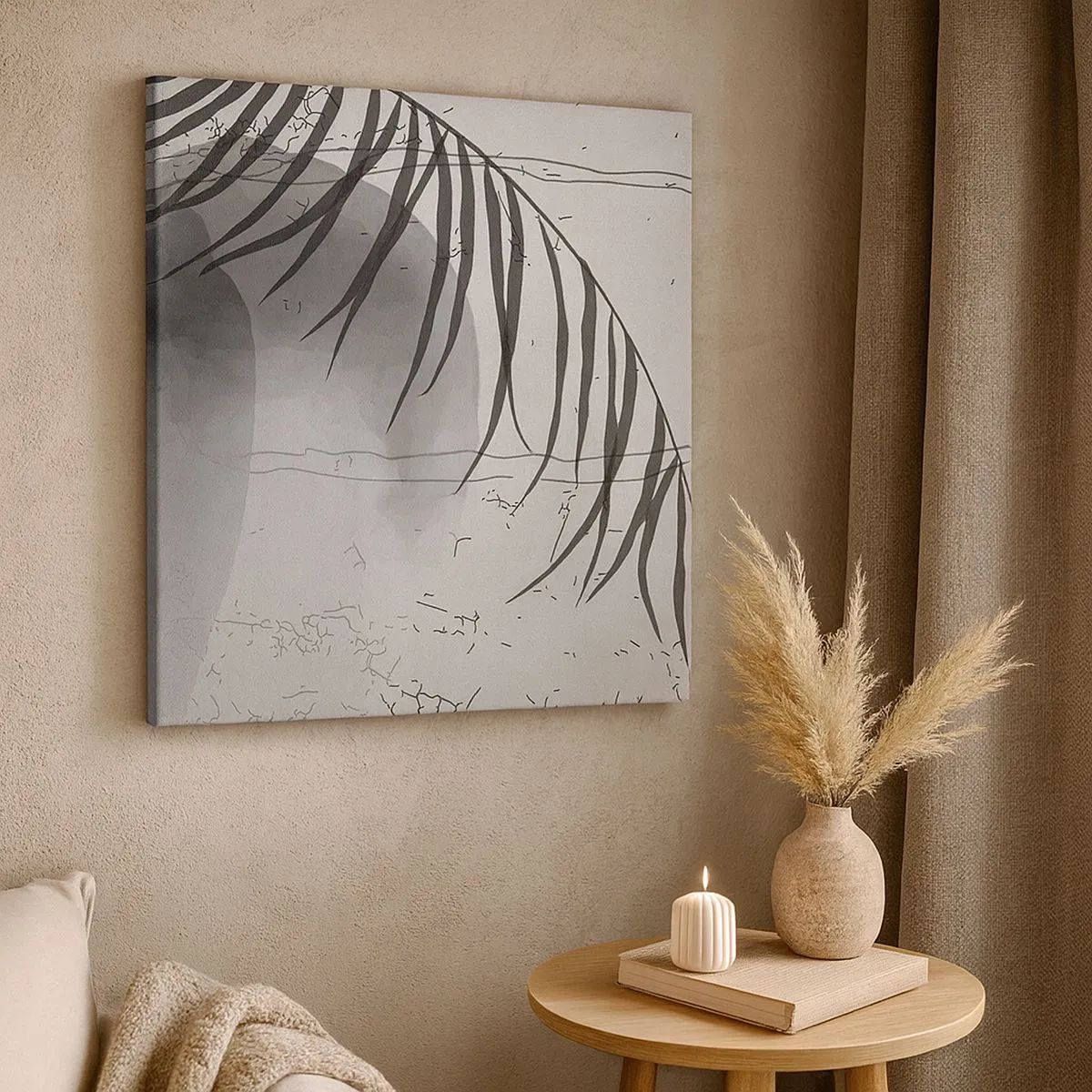 Obraz na płótnie - Subtelna egzotyka natury - 30x30 cm