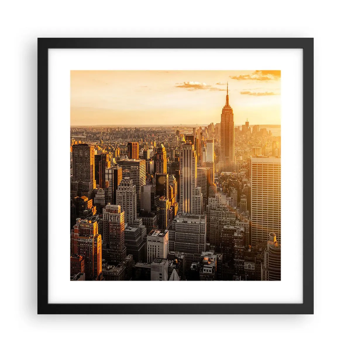 Plakat w czarnej ramie - Rosnąc w słońcu - 40x40 cm