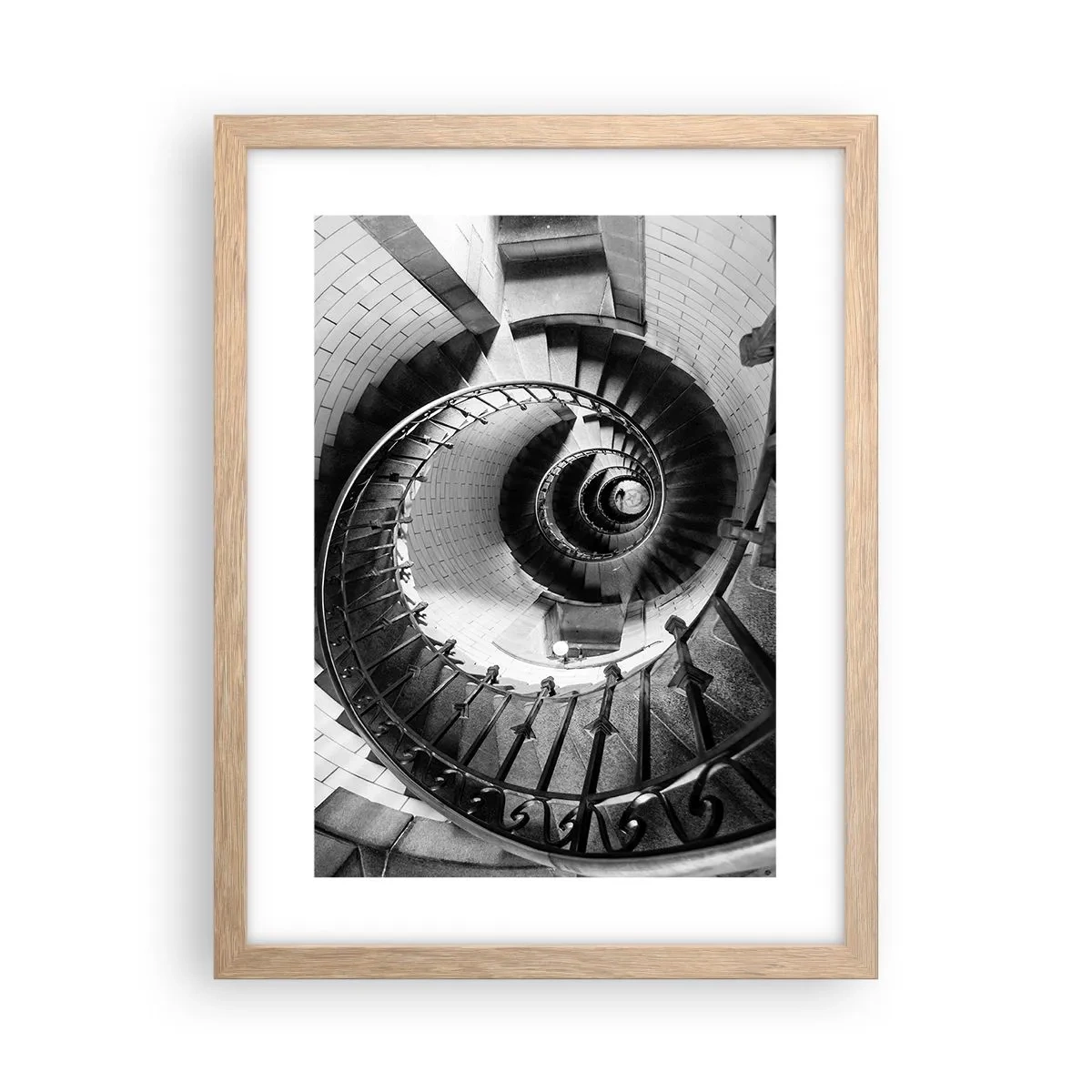 Plakat w ramie jasny dąb - Wyżej i wyżej - 30x40 cm