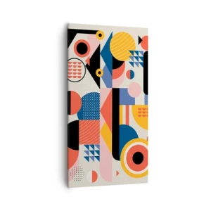 Obraz na płótnie - Kompozycja: pobaw się - 55x100 cm