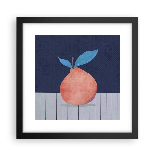 Plakat w czarnej ramie - Wypukłość i płaszczyzna - 30x30 cm