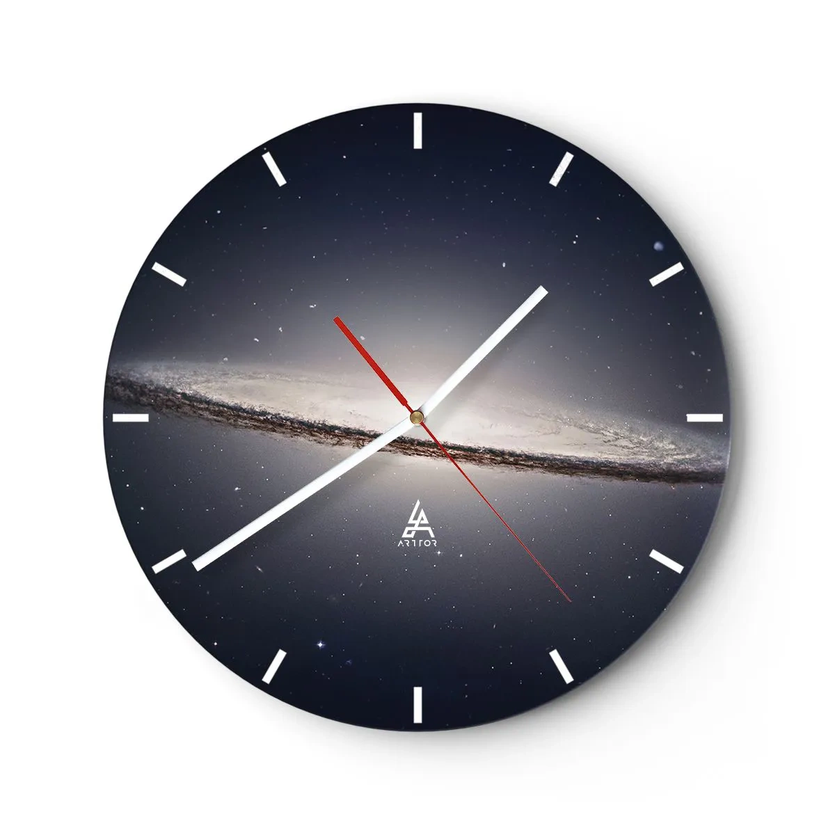 Zegar ścienny - Dawno temu w odległej galaktyce… - 40x40 cm