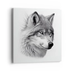 Obraz na płótnie - Alfa – bez wątpienia - 30x30 cm