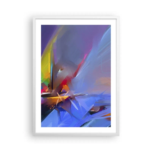 Plakat w białej ramie - Śmigła jak ptak - 50x70 cm