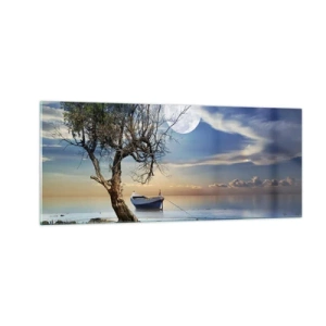 Obraz na szkle - To koniec czy początek? - 100x40 cm