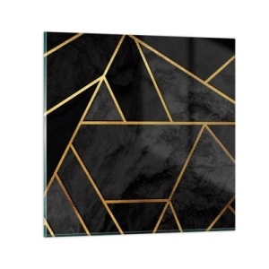 Obraz na szkle - Mrok i blask - 30x30 cm