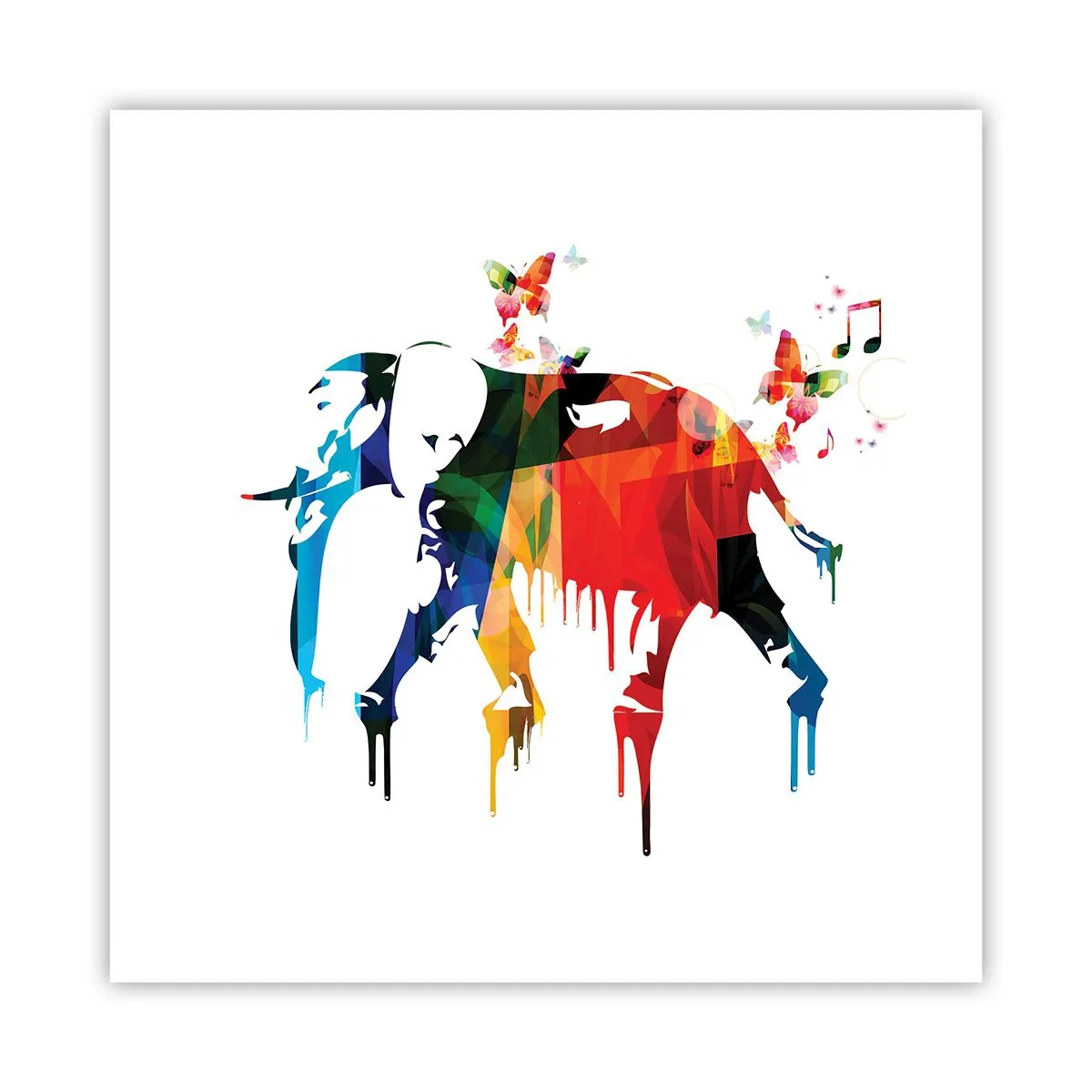 Plakat - Tańczyć każdy może - 40x40 cm