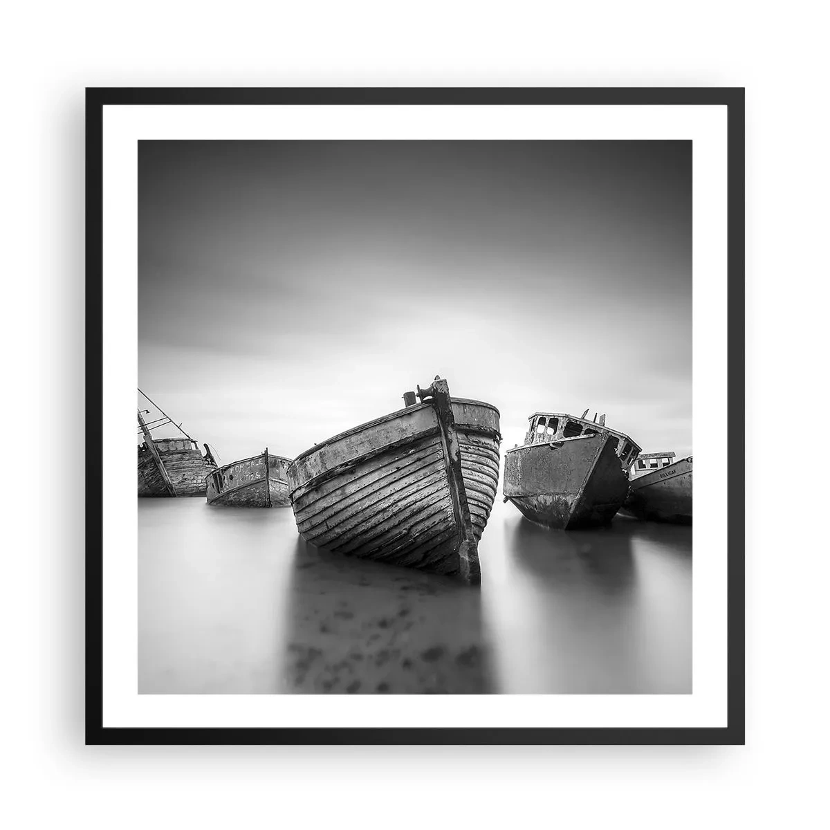 Plakat w czarnej ramie - Już tylko wspomnienia… - 60x60 cm