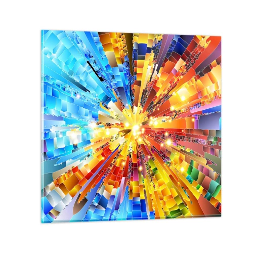 Obraz na szkle - In medias res - 60x60 cm