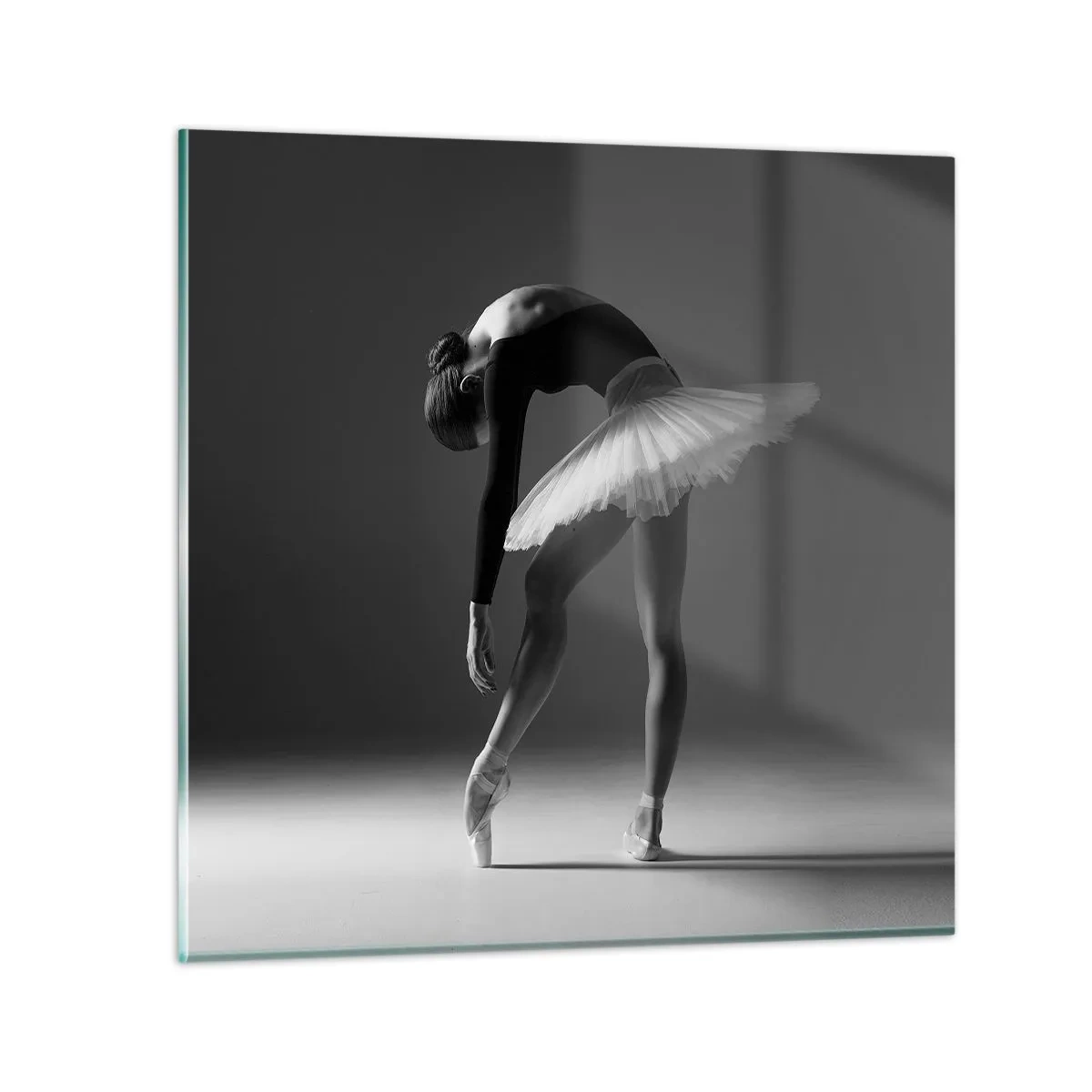 Obraz na szkle - Bella balerina - 30x30 cm
