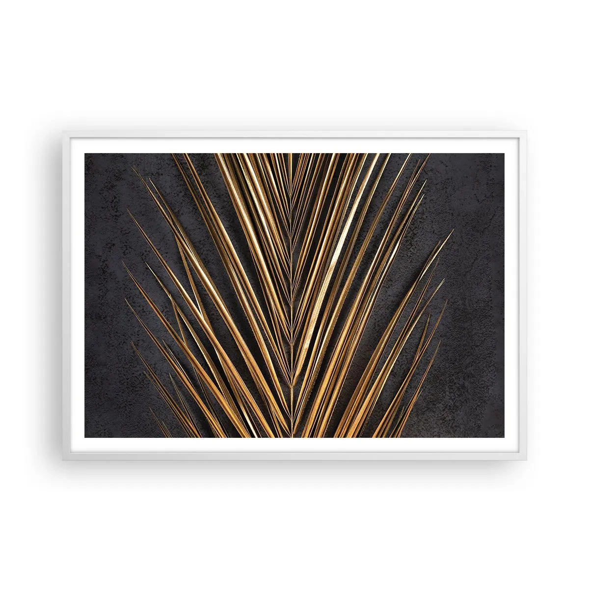 Plakat w białej ramie - Złoto tropików - 100x70 cm